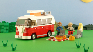 This Lego VW Camper makes for a perfect picnic